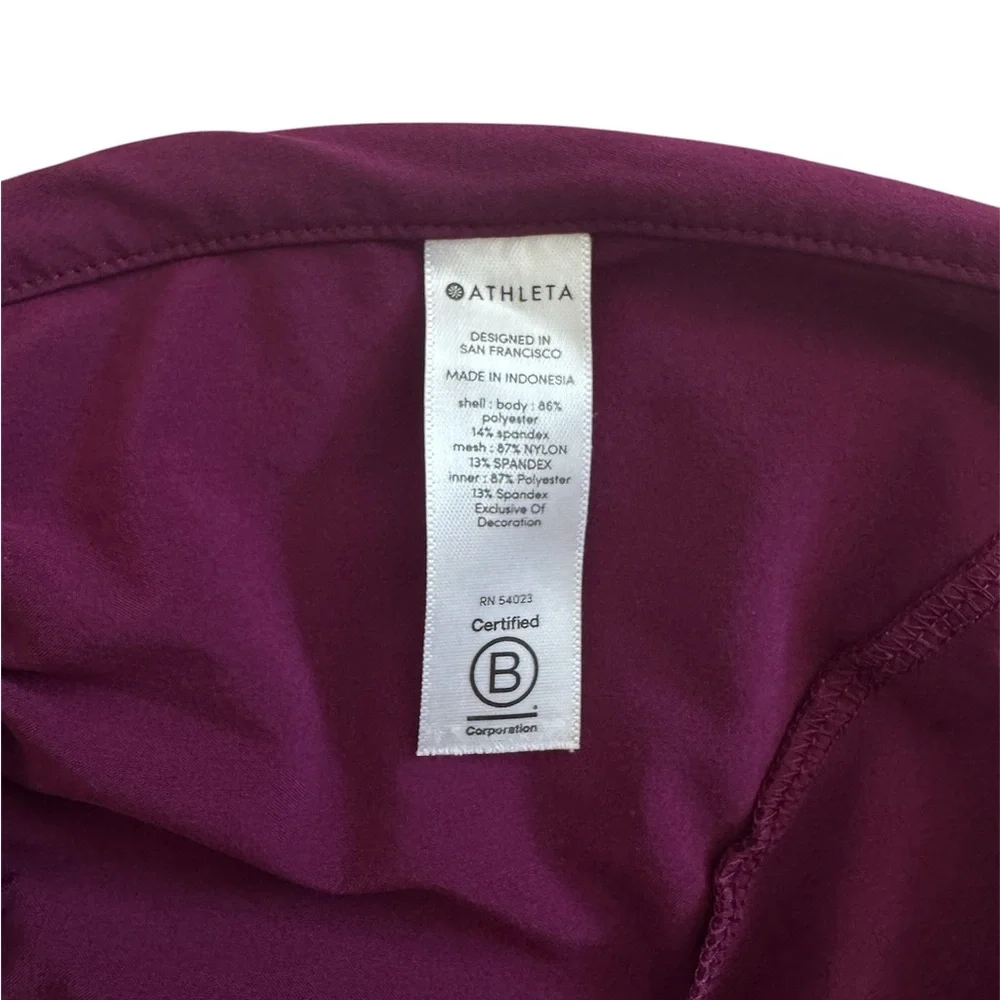 Athleta Women's Mesh Racer Run Short Size M - Picture 6 of 6